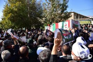 عکس/ بدرقه باشکوه شهید امنیت در کرمانشاه