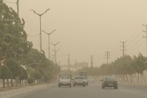خیزش گردوخاک در برخی نقاط تهران