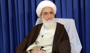 عکس/ قالیباف به دیدار آیت‌الله نوری همدانی رفت