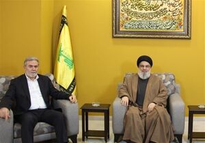 زیاد النخاله: پرچم شهید نصرالله تا آزادی قدس بالا می‌ماند