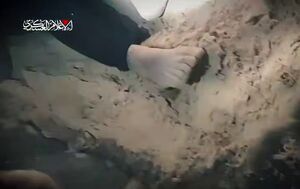 ویدئوی قسام از نجات اسیران اسرائیلی پس از بمباران