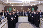 عکس/ دیدار رئیس قوه قضاییه با جمعی از معلمان نمونه کشوری