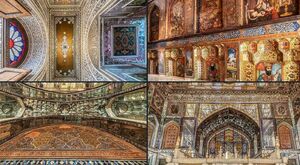 تصاویری از ایوان دیوانخانه؛ قدیمی ترین بنای کاخ گلستان