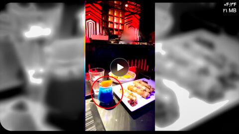 مشروبات الکلی روی میز رستوران تهرانی!